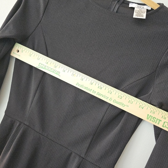 Bar III Womens Little Black Dress Small Wednesday Adams - Picture 7 of 11